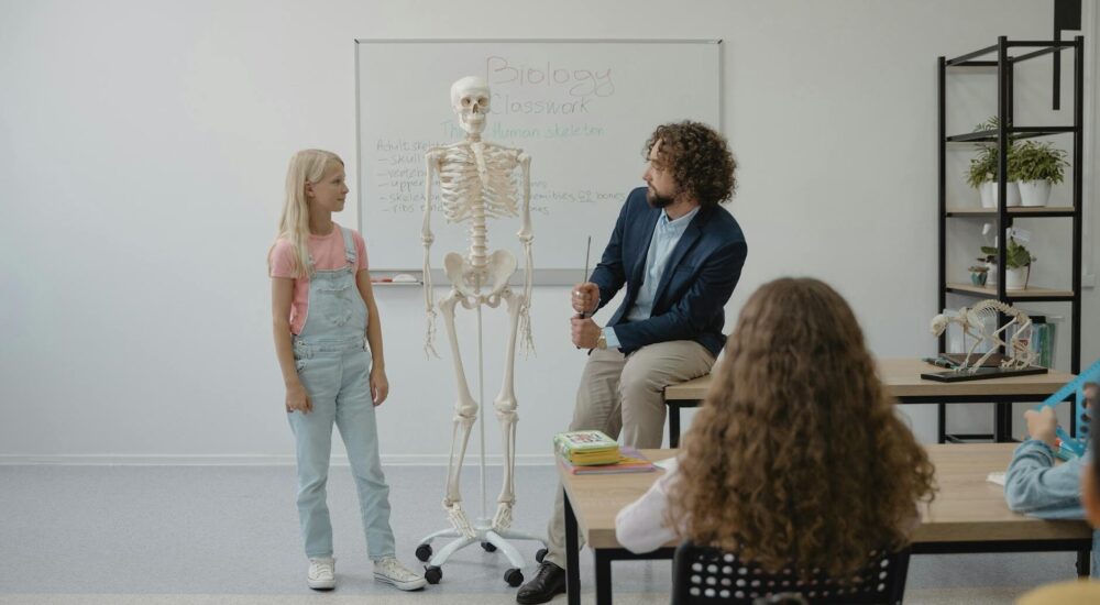 çocuklarda işitme kaybı - medikal atlas stilinde anatomik kesit illustrasyonu
