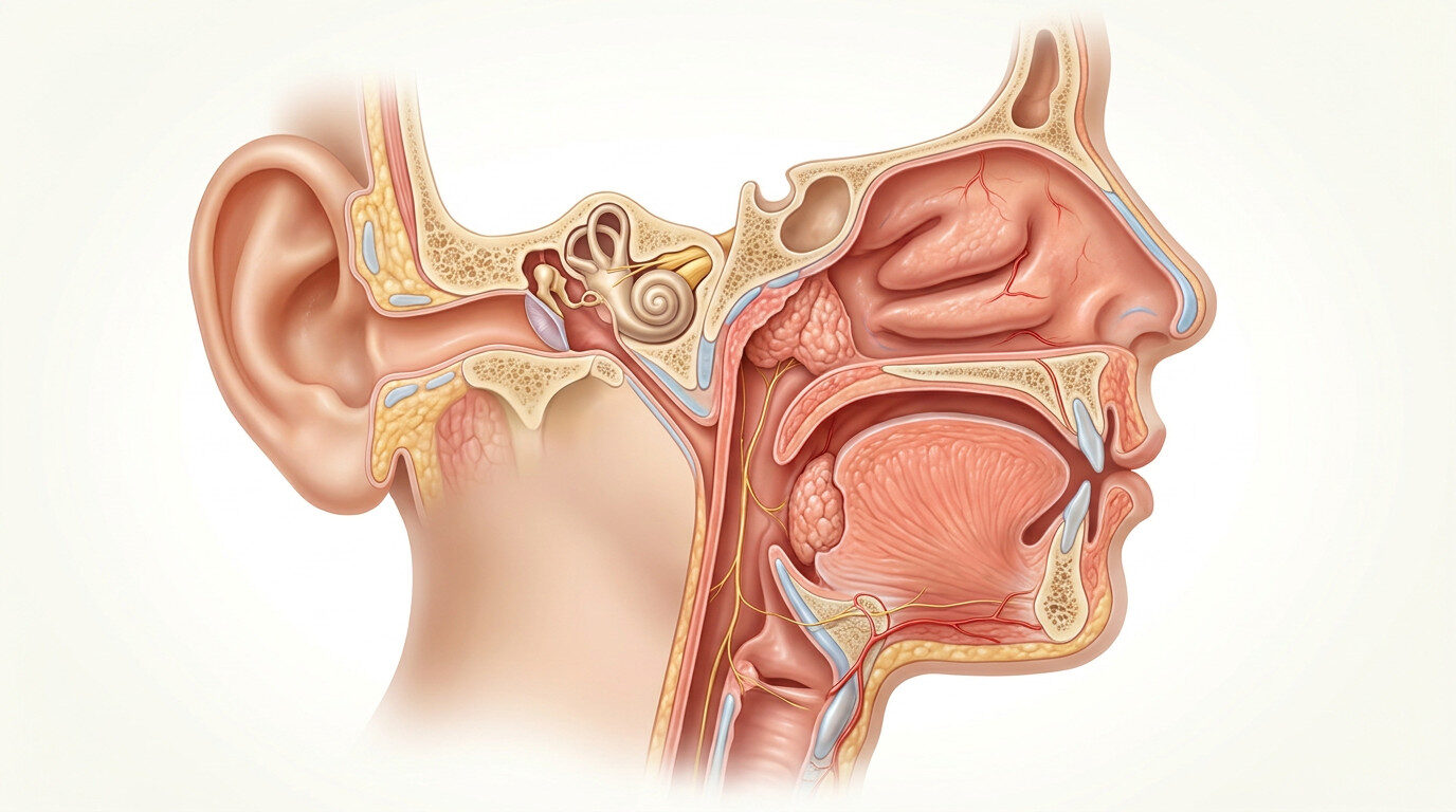 Çocuk KBB anatomisi - pediatrik kulak burun boğaz adenoid tonsil görseli