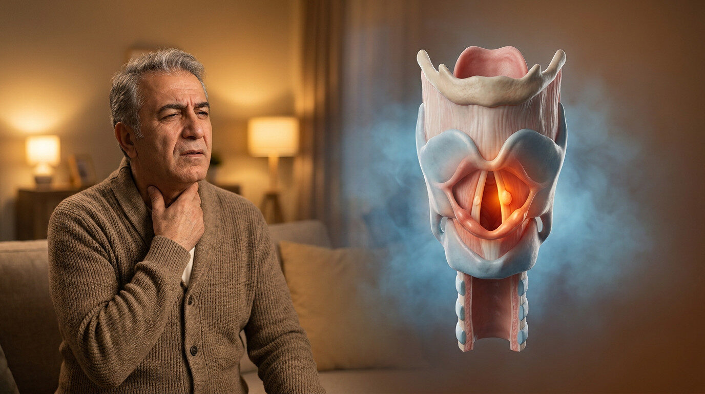 Ses teli nodülü - boğaz larenks vokal kord anatomisi editöryel görsel