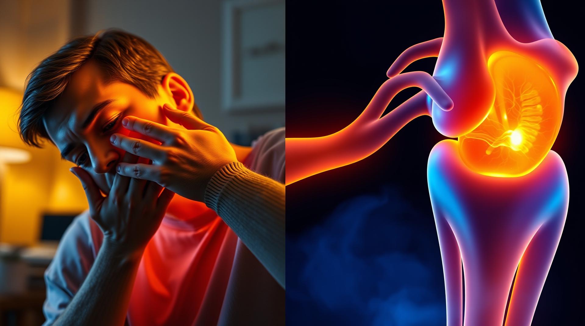 Uyku apnesi nedir - hasta belirti gosterimi ve anatomik kesit illustrasyonu