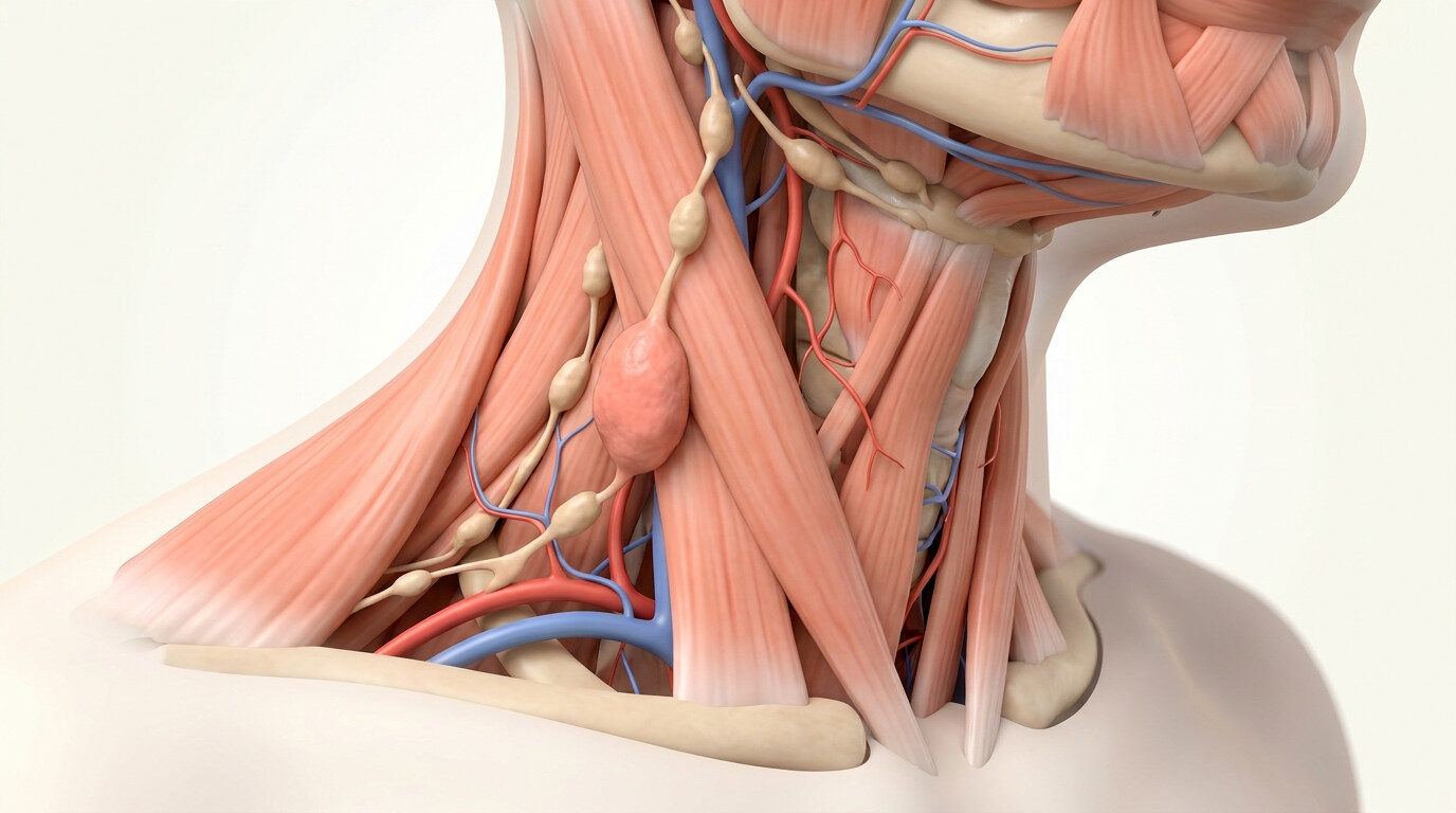Boyun kitlesi - servikal lenf nodu anatomisi