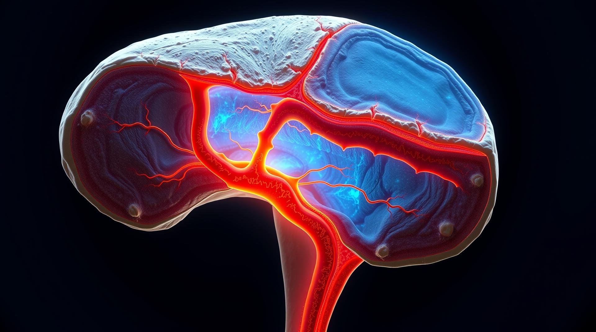 Nden rinoplasti - medikal atlas stilinde anatomik kesit illustrasyonu