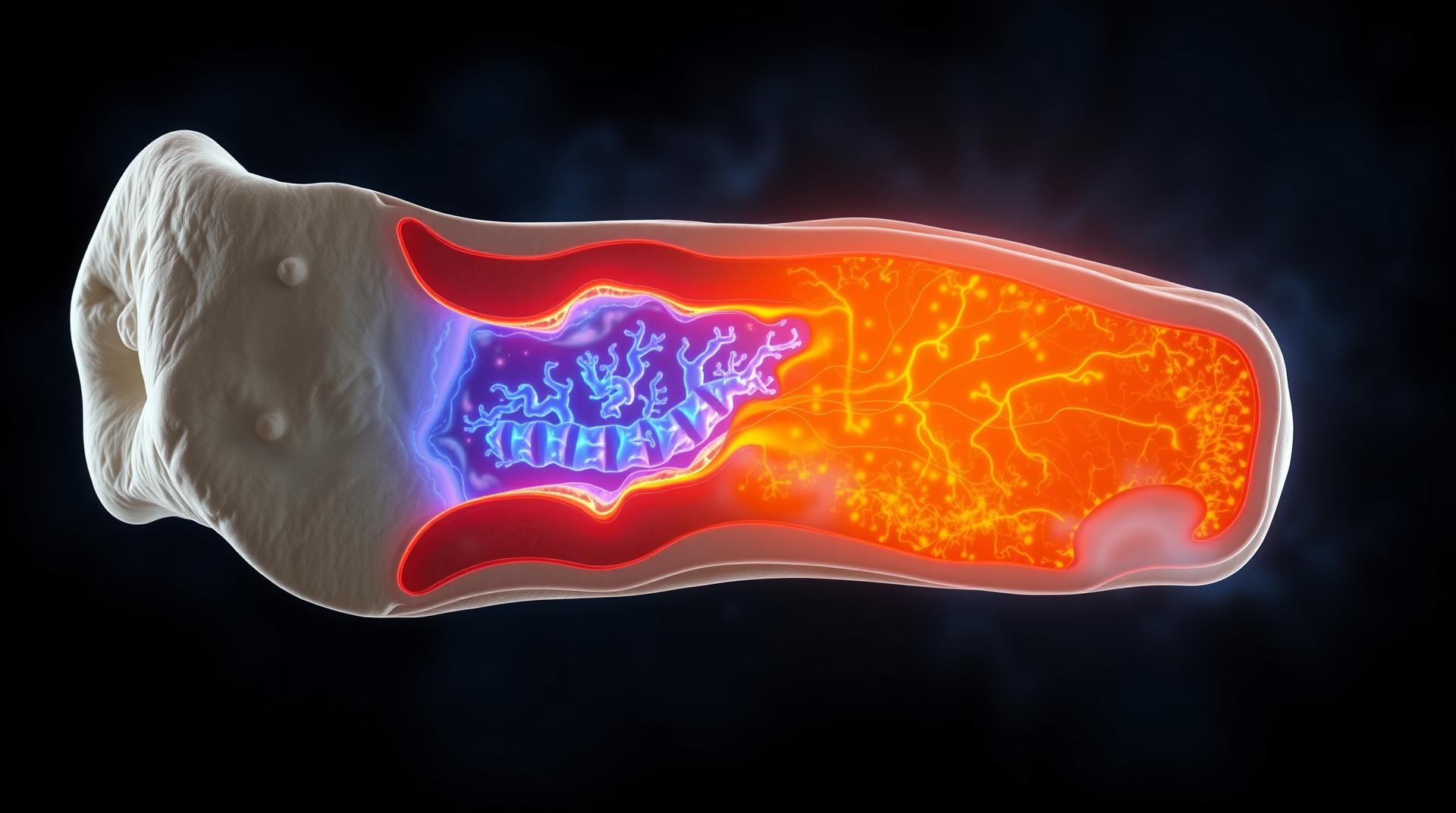 Septorinoplasti estetik nefes - medikal atlas stilinde anatomik kesit illustrasyonu