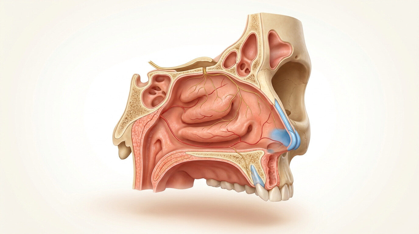 Paranazal sinüs anatomik kesiti - sinüzit ameliyatı sonrası beslenme