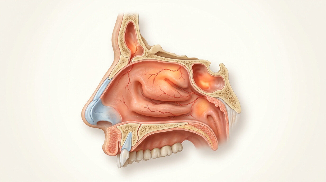 Sinüzit iltihaplı sinüs anatomisi görseli